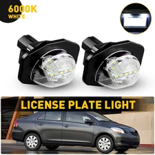 For Toyota Sienna 2011-2020 White LED License Number Plate Light Tag Lamp 2PCS