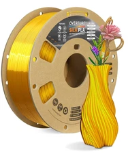 Silk Filament PLA 1.75Mm Clog-Free Shiny 3D Printer Filament, 1Kg Spool (2.2Lbs)