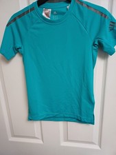 Brand New With Tags Boys Adidas Tr Cool T Shirt Jade Age 7-8 Years