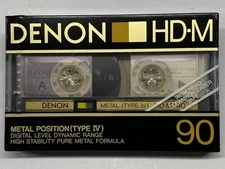 SEALED Denon HD-M 90, High-Bias, Metal Type IV cassette tape, Made in Japan