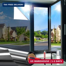 Upgraded One Way Window Privacy Film Sun Heat Blocking, 17.5" x 78.7"  Reflecti