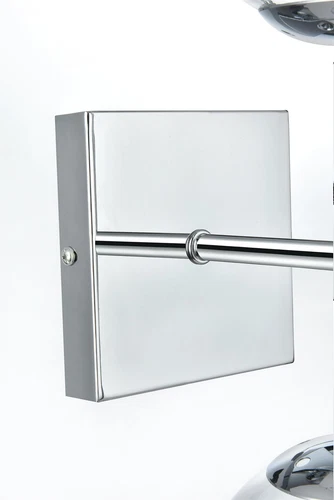 Living District Neri 6" Wall Sconce Clear Shade In Chrome - Picture 5 of 7