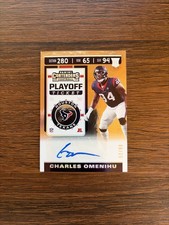 2019 Contenders - CHARLES OMENIHU - Playoff Ticket /99 - Rookie RC Auto - Chiefs