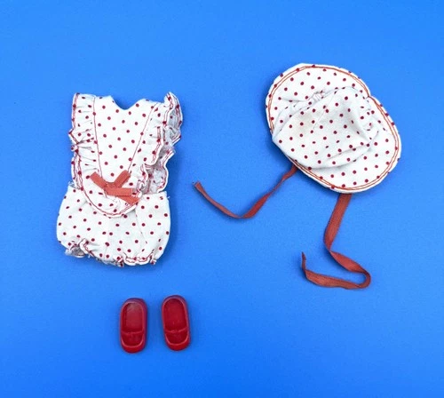 VINTAGE Tutti SAND CASTLES #3603 (1966) Sunsuit Hat Shoes Barbie's Little Sister