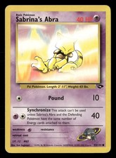 Sabrina's Abra (93) Common Unlimited Gym Challenge 093/132 MP Pokémon TCG on eBay