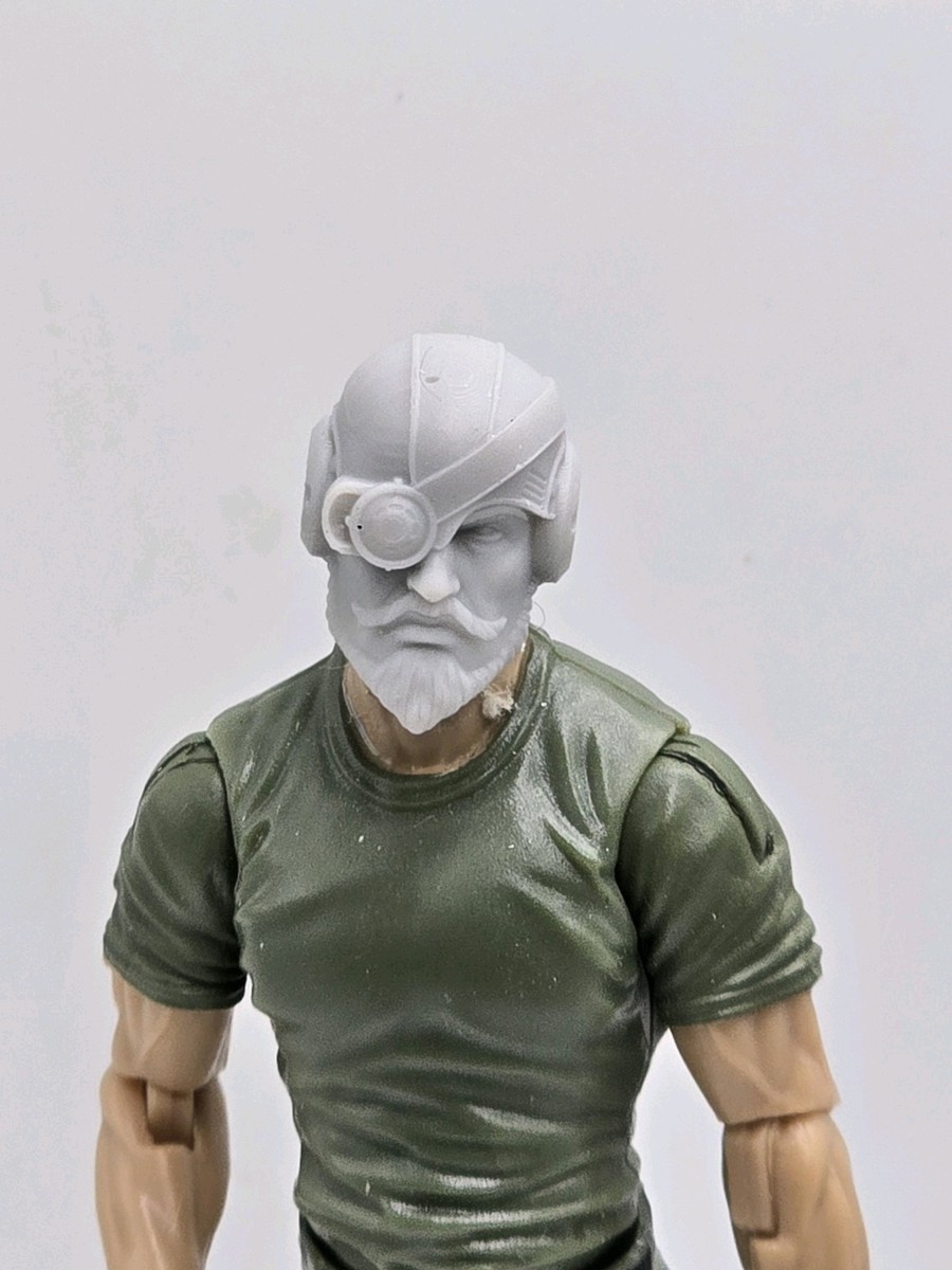 3d Printed VOLTAR Head 1:18 3 3/4