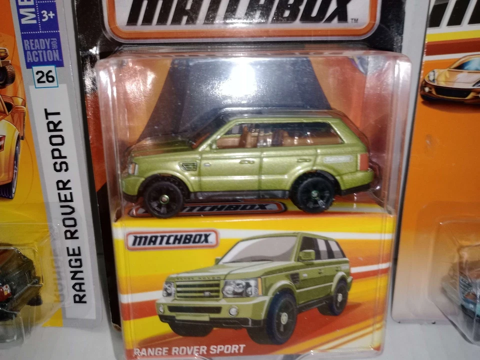 Matchbox Range Rover Sport lot of 3 color variations *damaged packages / sealed - Image 3 of 4