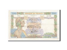 [#158040] Banknote, France, 5 Francs, 500 F 1940-1944   La Paix  , 1940, 1940-10