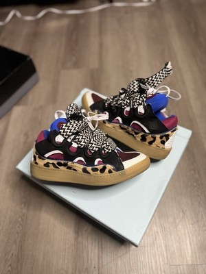 Size 8M US (41) - Lanvin Curb Sneaker Multicolor - 100% AUTHENTIC