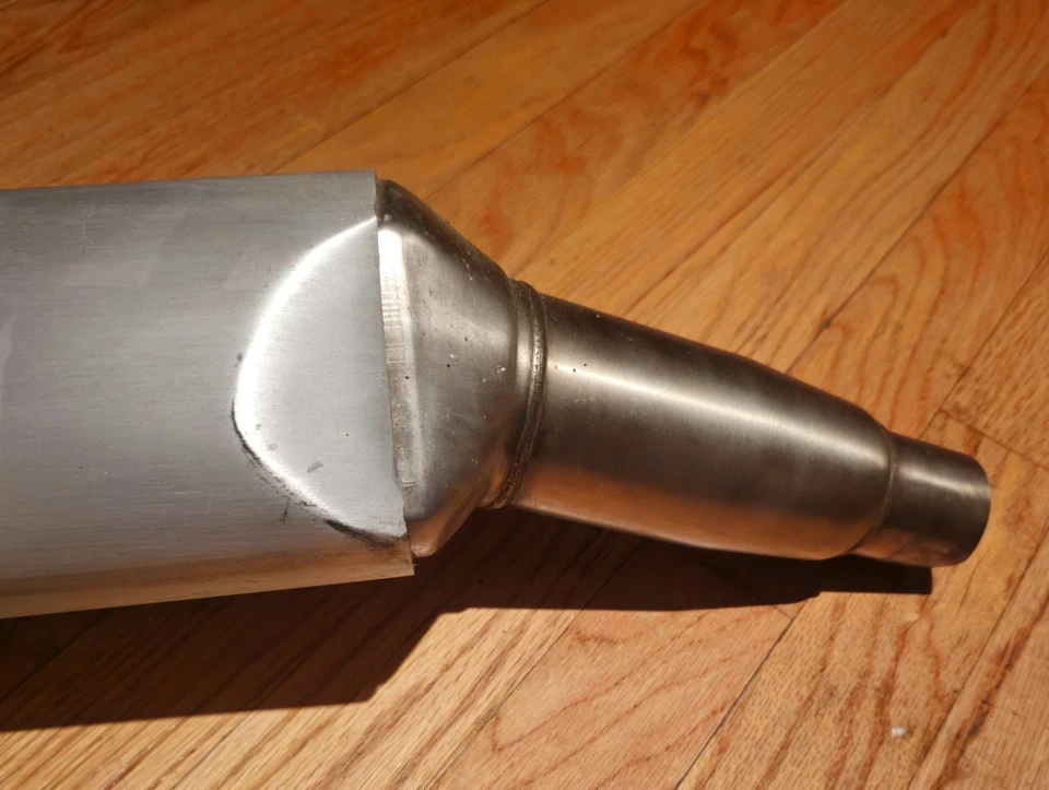 Труба глушителя правая сторона 1998-2001 Ducati Monster 600 900 от оригинального производителя - Изображение 3 из 4