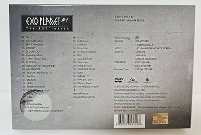 EXO PLANET #2 The EXO'luXion IN SEOUL Concert 2 DVD Korea Press | eBay