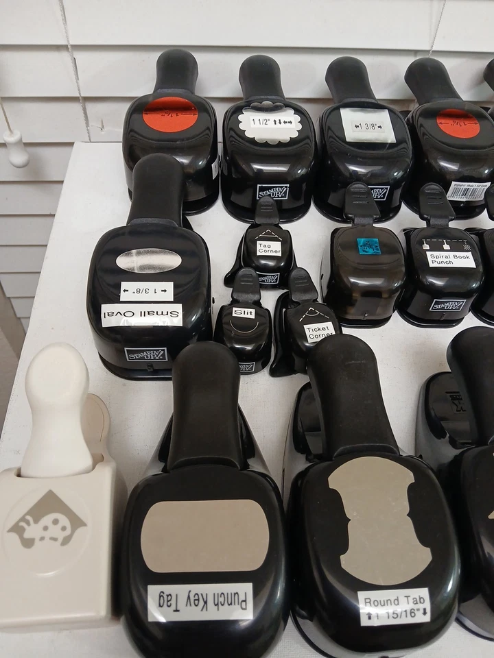 LOT 21 Stampin Up & 1 Martha Stewart Lady Bug Paper Punch Crafts Cards Label - Image 4 of 4