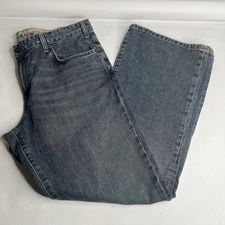 Eddie Bauer OutdoorOutfitter Men's 36x32 Bootcut Leg Medium Blue Denim Jeans USA