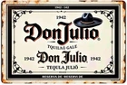 Don Julio Tequila Vintage Distillery Print Tin Metal Signs Home Décor 8x12