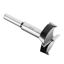 Forstner Drill Bit - [45mm] Carbide Wood Auger Opener Boring Bit, Black