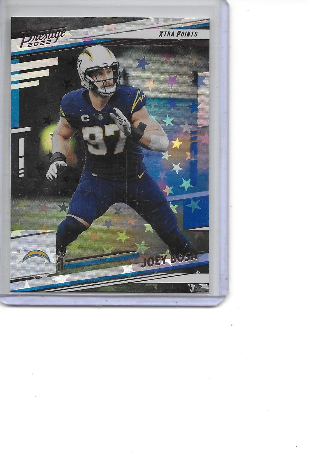 2022 Prestige Joey Bosa Astral Los Angeles Chargers Football Card #157