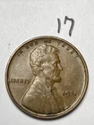 1931 (P) LINCOLN WHEAT CENT, "ALMOST UNCIRCULATED" condition, #17