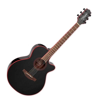 Takamine Electro Acoustic Guitar, Cosmic Black Sparkle GF49CE - Image 1 of 4