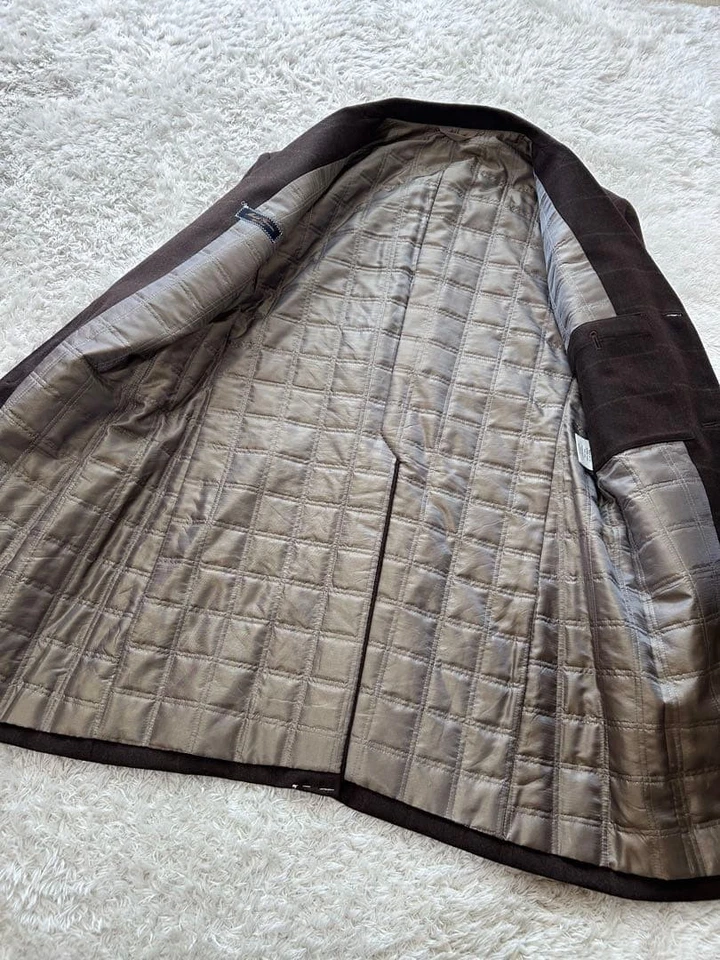 Abrigo Chester Modest Govern No Funciona Loro Piana Cachemira Marrón 46 Foto 2 de 4