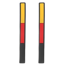 2pcs Car Door Edge Guards Protectors PVC Side Doors Edge Black/Red/Yellow/Balck
