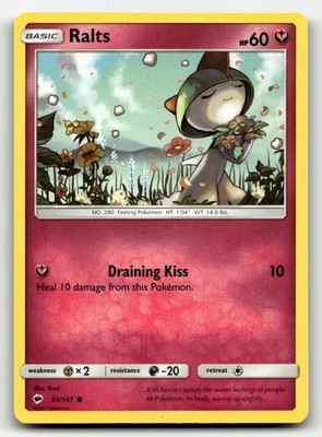 Ralts Burning Shadows 91/147