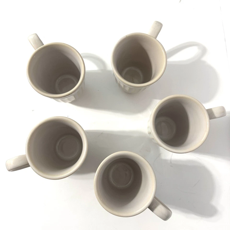 Bombay Company кофейные кружки швейцарские точки узор винтажный набор из 5 - отличном состоянии! - Изображение 2 из 4