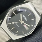 VINTAGE SEIKO AUTOMATIC JAPAN 6309A MENS BLACK COLOR DIAL WATCH a701342-1
