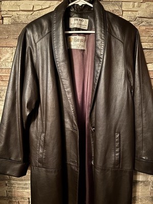 Vintage Leather Blazer Style Jacket Roco De Amelia Women s Large