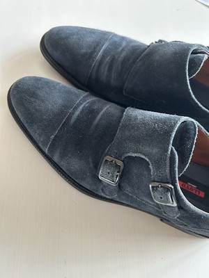 Lloyd Schuhe  JANNICK , Gr. 9,5 dunkelblau, Leder, Top-Zustand