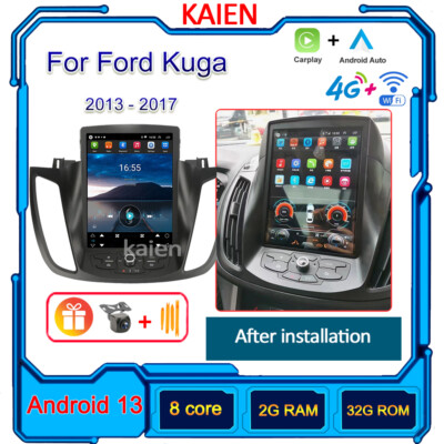 #ad #ad Car Radio For Ford Kuga C max Escape 2013 2017 Android Navi GPS Stereo Player 4G $398.70