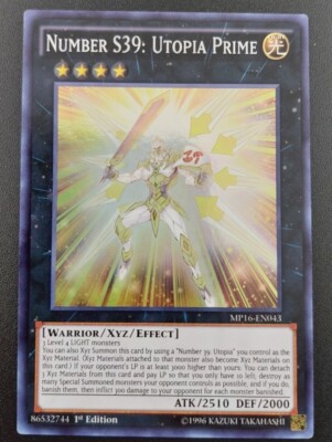 Yu-Gi-Oh! TCG Number S39: Utopia Prime Mega Pack 2016 MP16-EN043 1st Edition...