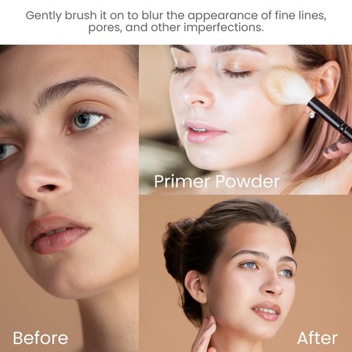 VEIL PRIMER BULK POWDER Refill Pouch Matte Loose Minerals SPF 20 Oil Control - Picture 16 of 52