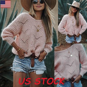 Women-039-s-Warm-Long-Sleeve-Knitted-Sweater-Loose-Crew-Neck-Pullover-Jumper-Tops-US