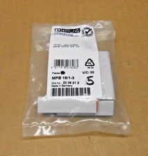 BAG OF 5 NEW PHOENIX CONTACT 2809212 MPB 18/1- 3 TERMINAL BLOCK WIRING BRIDGE