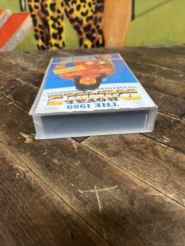 VINTAGE WWF ROYAL RUMBLE 1989 VHS TAPE WWE AWA NWA WCW NWO RETRO LEGENDS RARE!! - Picture 11 of 17