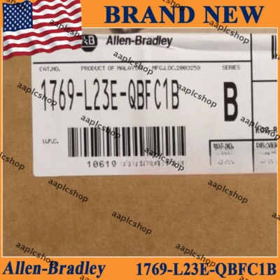 New In Box NEW PLC 1769-L23E-QBFC1B AB CompactLogix 5323E Controller