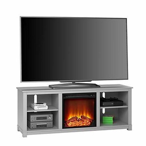 Ameriwood Home Edgewood Tv Console With Up To 60 Dove Gray