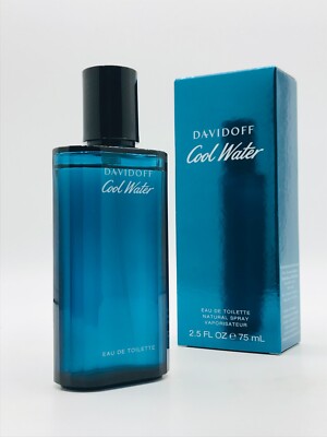 Davidoff Cool Water Men Cologne Spray 2.5 oz New In Sealed Box
