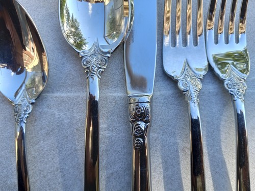 Godinger Baroque Silverplated 5-Piece Place Setting NOS - Picture 14 of 15
