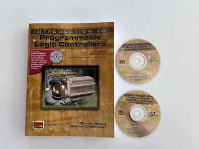 INTRODUCTION TO PROGRAMMABLE LOGIC CONTROLLERS TEXTBOOK w/ 2 CD MAZUR WEINDORF