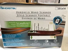 Pandigital Handheld Wand Scanner - Red-Open Box