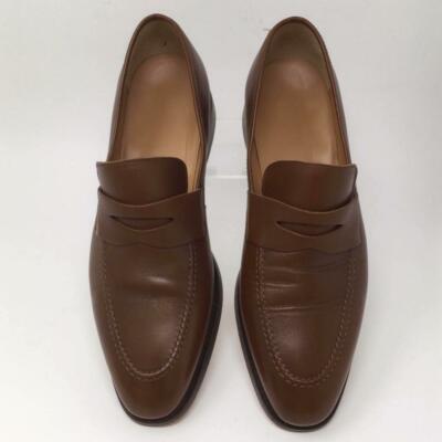 Jack Erwin Dress Leather Loafers - size 8.5 Jack Erwin Brown Goodyear Welt Leather Loafers, Size 8.5D | eBay main image 2