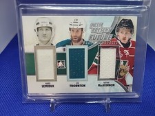 2013 ITG Past Present Future  Mario Lemieux Joe Thornton Nathan Mackinnon Silver