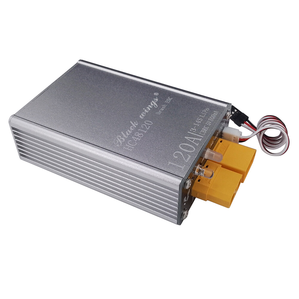CHICHIYANG 480A Brushed ESC Kit - Water-Cooled Aluminum Alloy Speed Controller For RC Boats & Cars