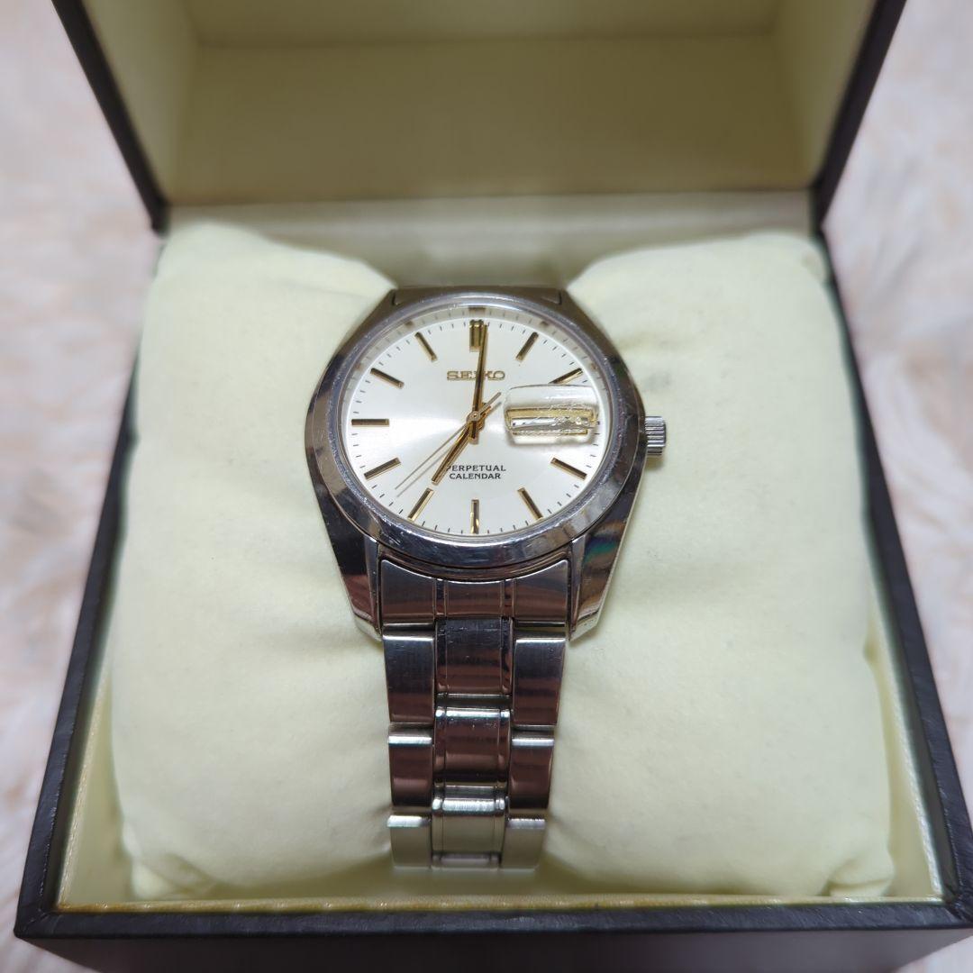 ◎新品電池【SEIKO】PARPETUAL　CALENDER　SBQL−003 Seiko SBQL 003 Perpetual Calendar Watch | eBay