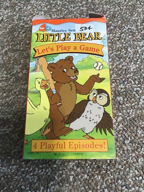 Little Bear - Lets Play a Game (VHS, 2001) for sale online | eBay