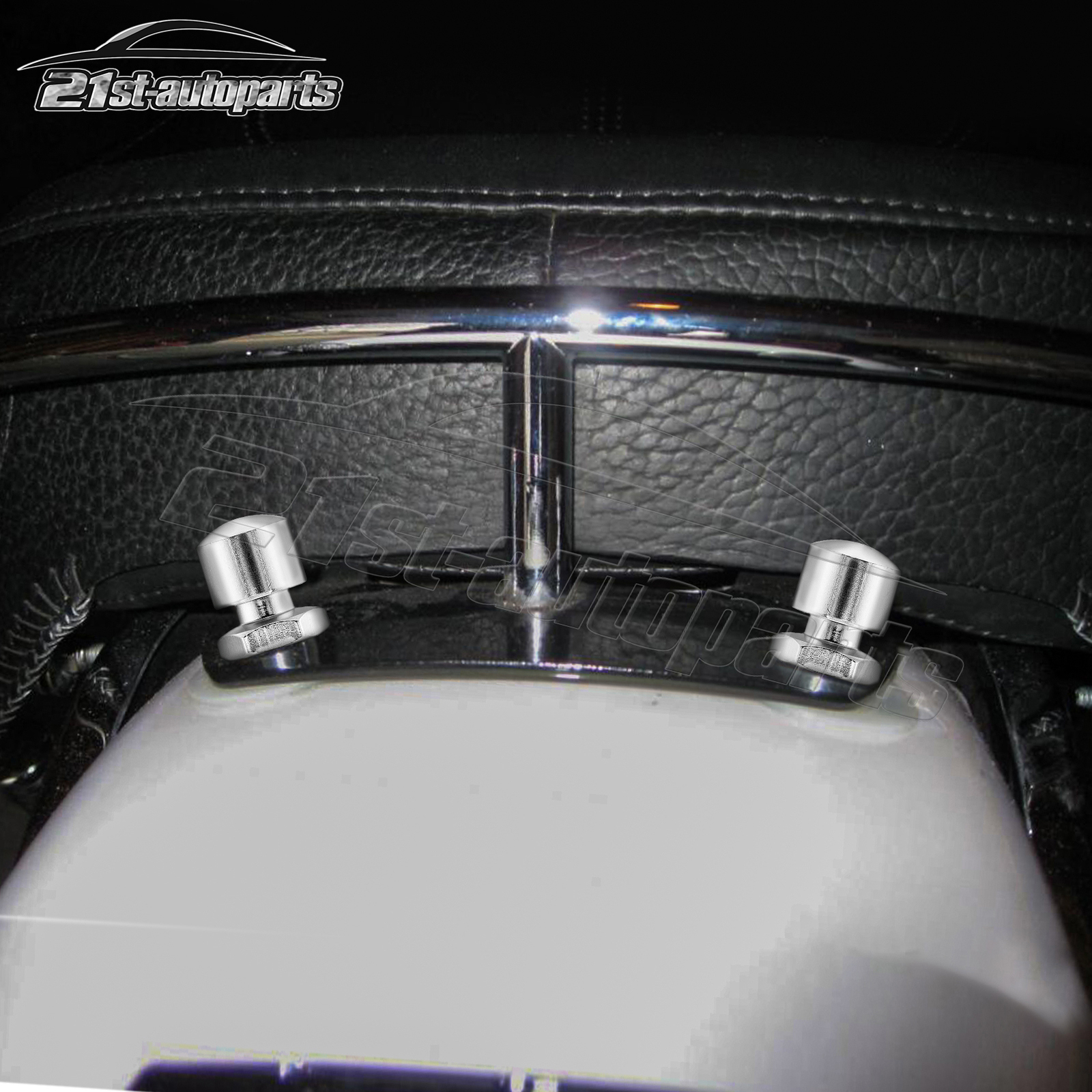 2x Rear Fender Solo Seat Mount Nuts For Harley Softail Springer Deluxe