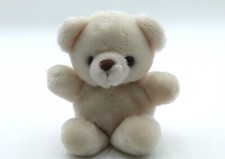 Vintage Russ HUGGUMS White Bear Teddy Caress Soft Pets 8" Plush Stuffed Toy