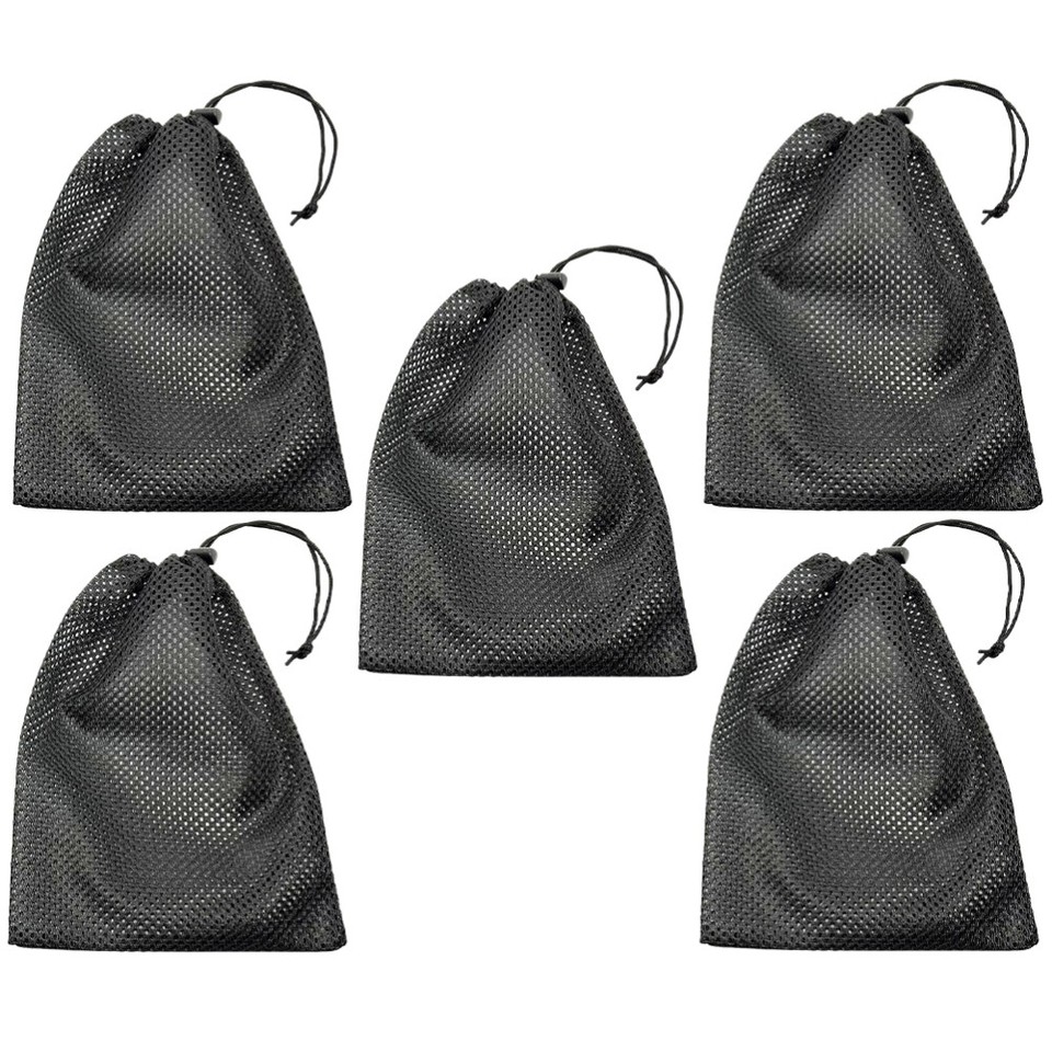 5 Pcs Tennis Ball Bag Sports Net Mesh for Swimming Gear of Golf Balls