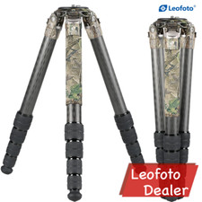 Leofoto LM-365C-Camo Carbon Fiber Tripod with 75mm Video Bowl Platform and Bag